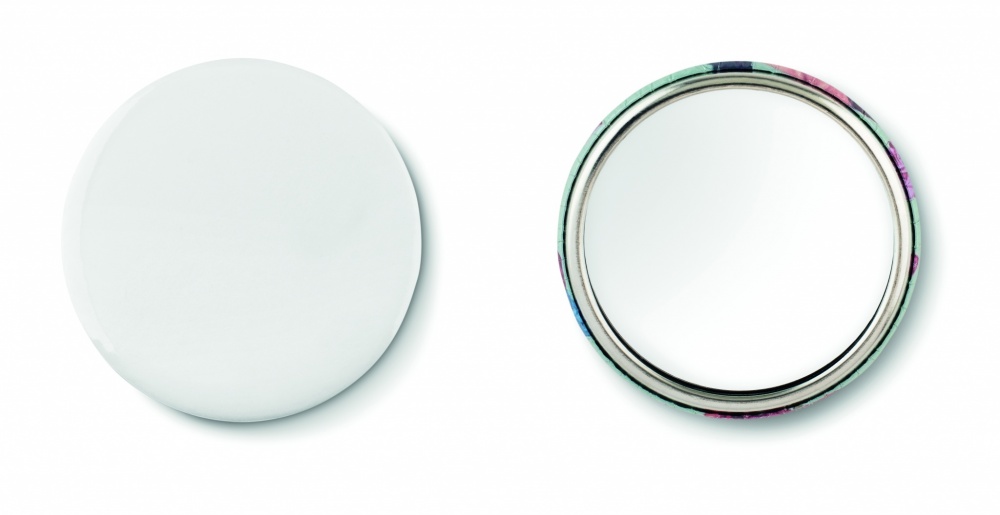 Logo trade promotional gifts picture of: Mirror button metal